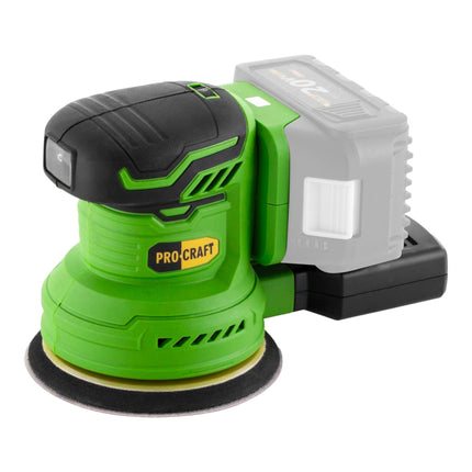 Procraft PX20BLbb Akku Exzenterschleifer 20 V 125 mm Brushless 1x Akku 2 0 Ah Ladegeraet 3 - toolbrothers