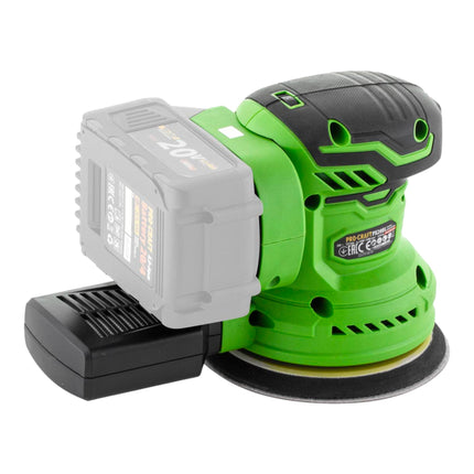 Procraft PX20BLbb Akku Exzenterschleifer 20 V 125 mm Brushless 2x Akku 2 0 Ah Ladegeraet 4 - toolbrothers