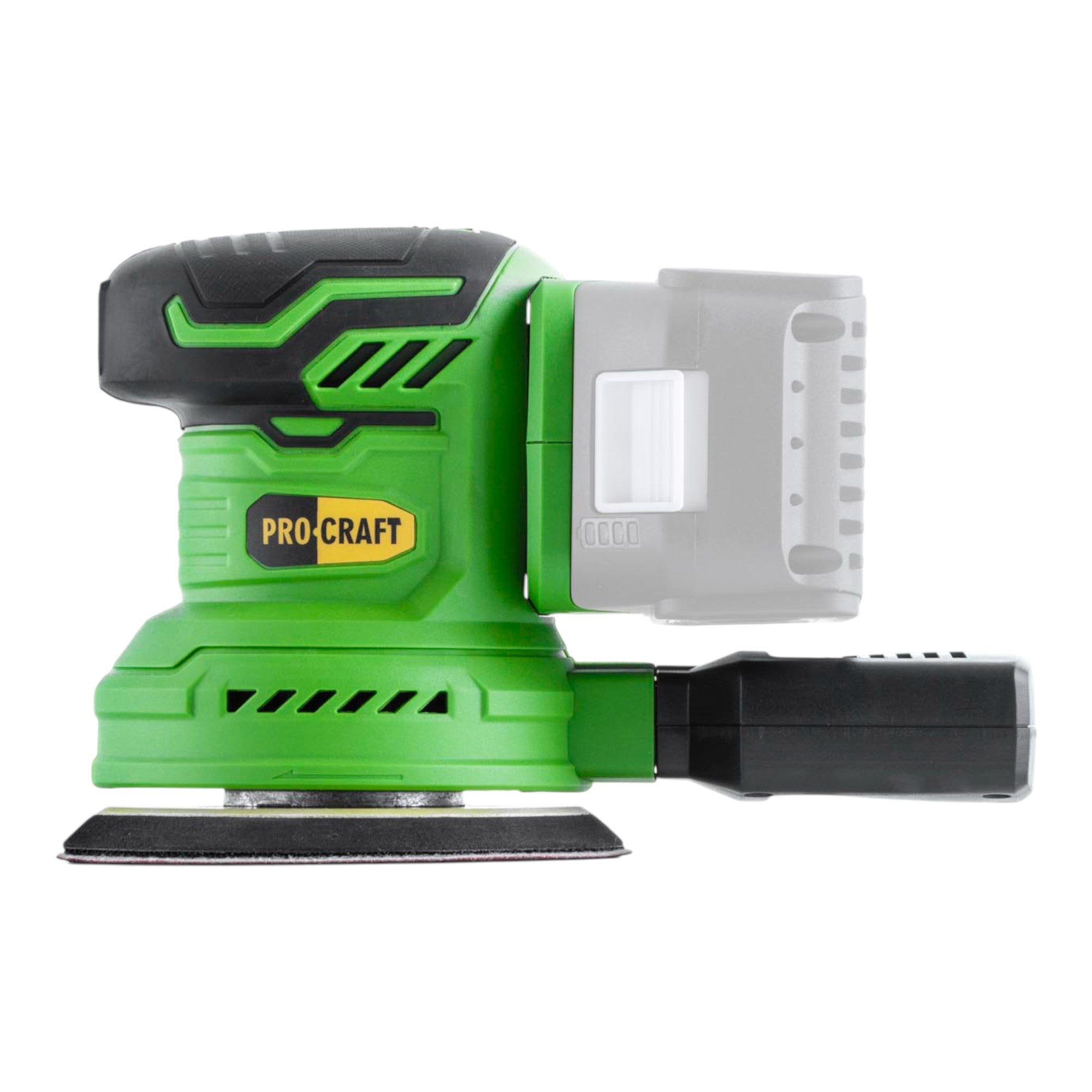 Procraft PX20BLbb Akku Exzenterschleifer 20 V 125 mm Brushless 2x Akku 4 0 Ah Ladegeraet 1 - toolbrothers