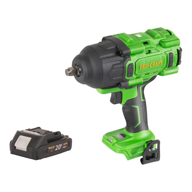 Procraft PWA80bb Akku Schlagschrauber 20 V 1600 Nm 1 2 Brushless 1x Akku 2 0 Ah ohne Ladegeraet 0 - toolbrothers