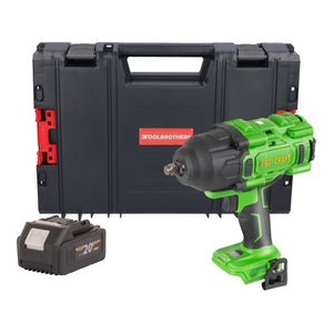 Procraft PWA80bb Akku Schlagschrauber 20 V 1600 Nm 1/2" Brushless + 1x Akku 4,0 Ah + RHINO Toolcase - ohne Ladegerät