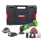 Procraft PMT22bb Akku Multifunktionswerkzeug 20 V Brushless 1x Akku 2 0 Ah Ladegeraet RHINO Toolcase 0 - toolbrothers