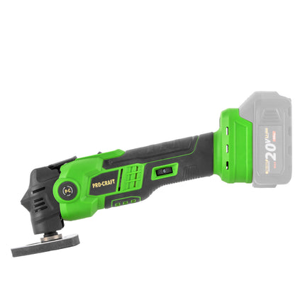 Procraft PMT22bb Akku Multifunktionswerkzeug 20 V Brushless 1x Akku 4 0 Ah RHINO Toolcase ohne Ladegeraet 1 - toolbrothers