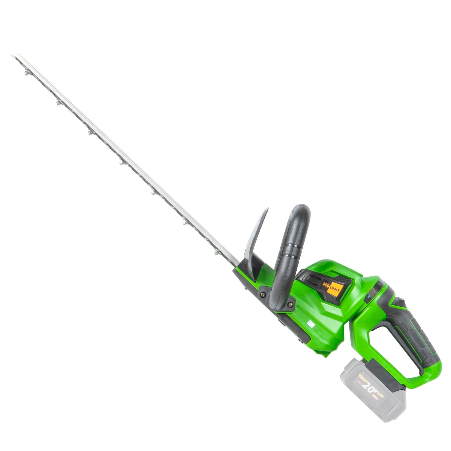 Procraft PZA22 Akku Heckenschere 20 V 510 mm 2x Akku 4 0 Ah Ladegeraet 1 - toolbrothers