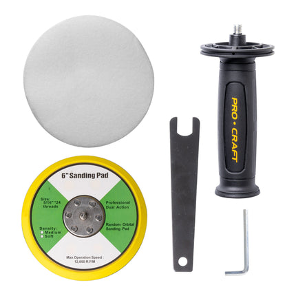 Procraft PM20bb Akku Poliermaschine 20 V 150 mm Solo ohne Akku ohne Ladegeraet 4 - toolbrothers