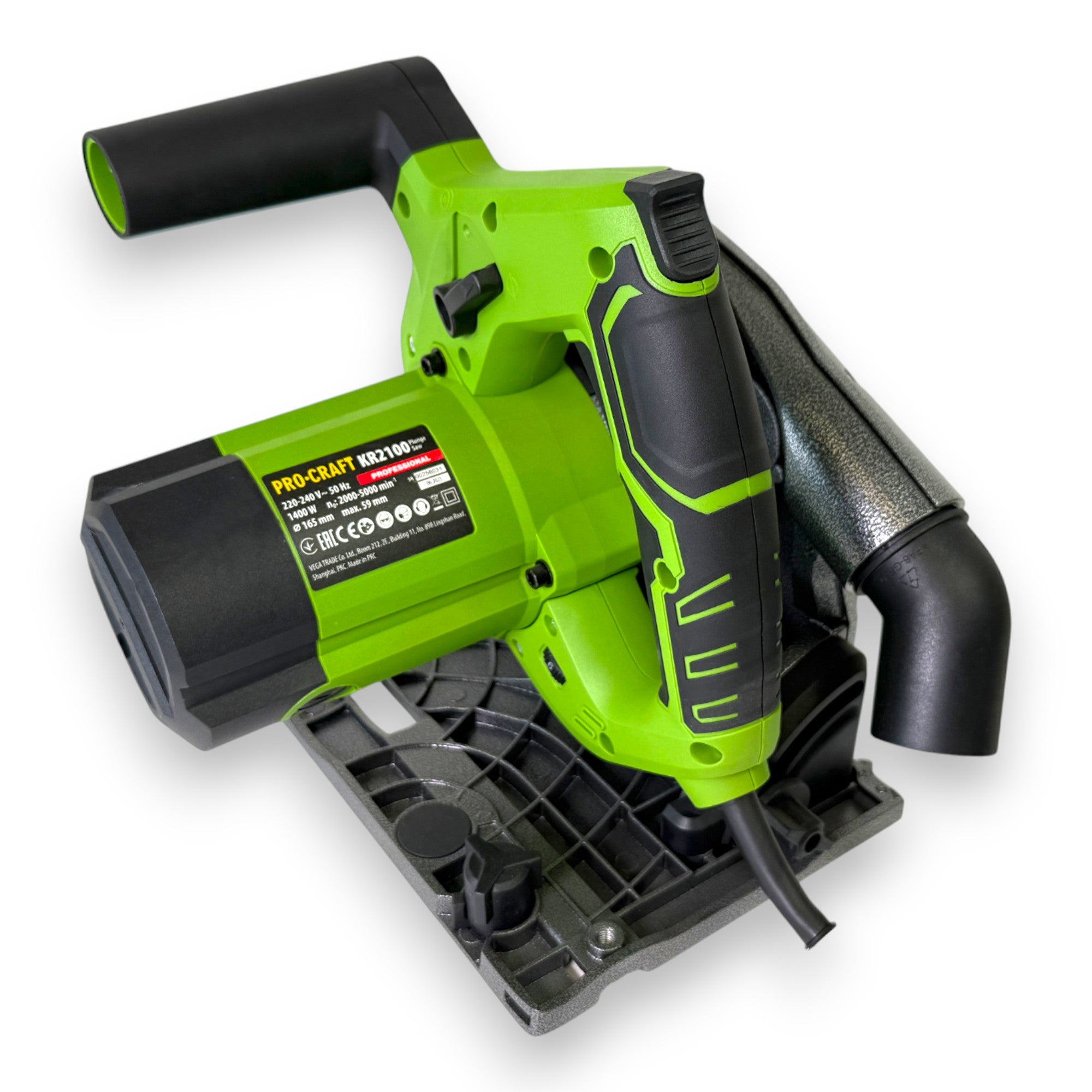Procraft KR2100 Tauchsaege 1400 Watt 165 mm 2x Fuehrungsschiene 700 mm 3 - toolbrothers