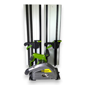 Procraft KR2100 Tauchsäge 1400 Watt 165 mm + 2x Führungsschiene 700 mm