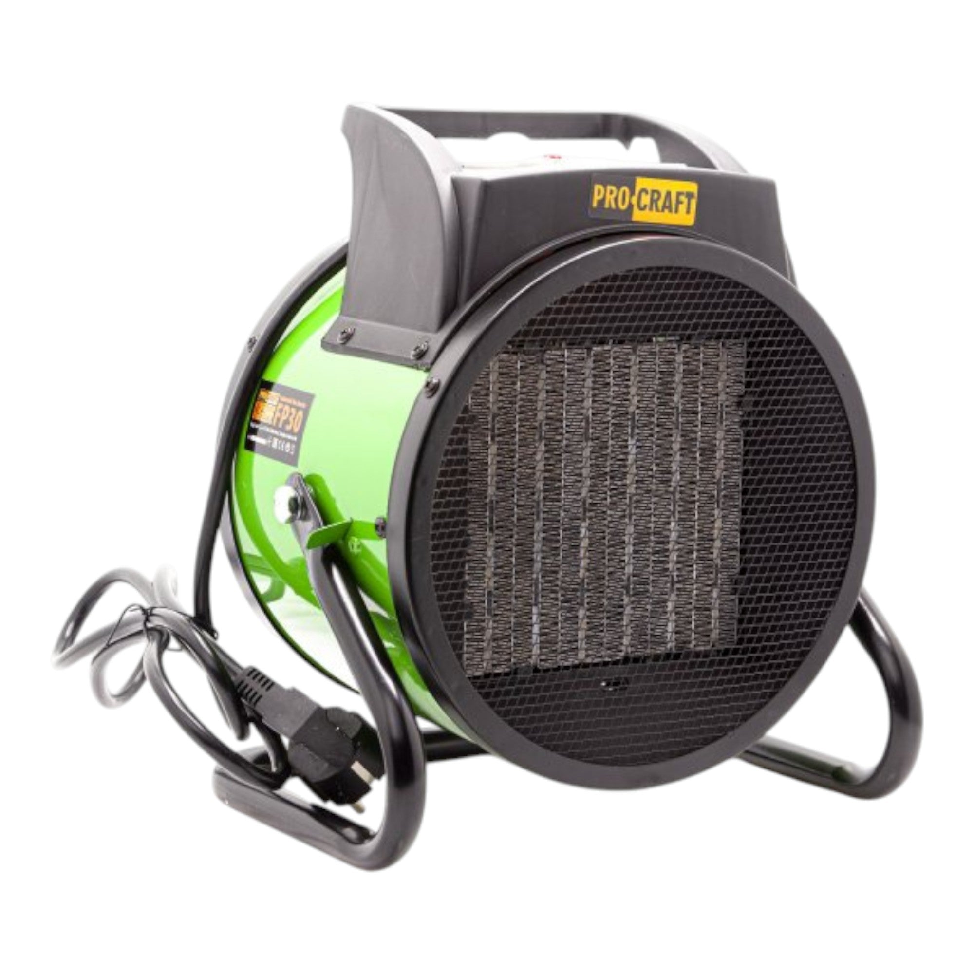 Procraft FP30 Elektro Heizluefter Heizgeraet Heizung 3 kW 3 Leistungsstufen 25 1500 3000 W fuer Werkstatt Keller Baustelle etc inkl berhitzungsschutz 0 - toolbrothers