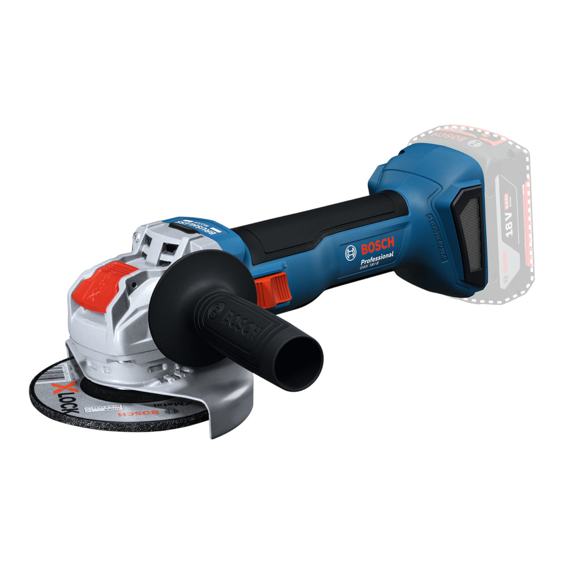 Bosch GWS 18V-8 Professional Akku Winkelschleifer 18 V 125 mm ( 06019N9101 ) Brushless + L-Boxx  - ohne Akku, ohne Ladegerät
