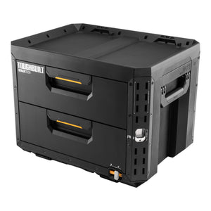 Toughbuilt STACKTECH Werkzeug Box abschliessbar mit 2 Schubladen 533 x 406 x 395 mm ( TB-B1-D-72 )
