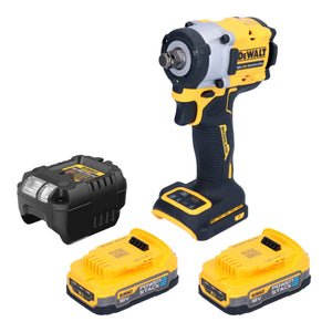 DeWalt DCF 921 E2 Akku Schlagschrauber 18 V 400 Nm 1/2" Brushless + 2x Powerstack Akku 1,7 Ah + Ladegerät