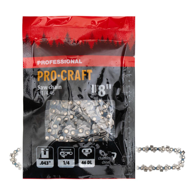Procraft L 1 4 46 Saegekette 8 200 mm 1 4 1 1 mm 46 TG fuer Kettensaege  0 - toolbrothers