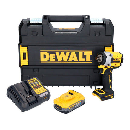DeWalt DCF 921 H1T Akku Schlagschrauber 18 V 400 Nm 1 2 Brushless 1x Powerstack Akku 5 0 Ah Ladegeraet TSTAK 0 - toolbrothers