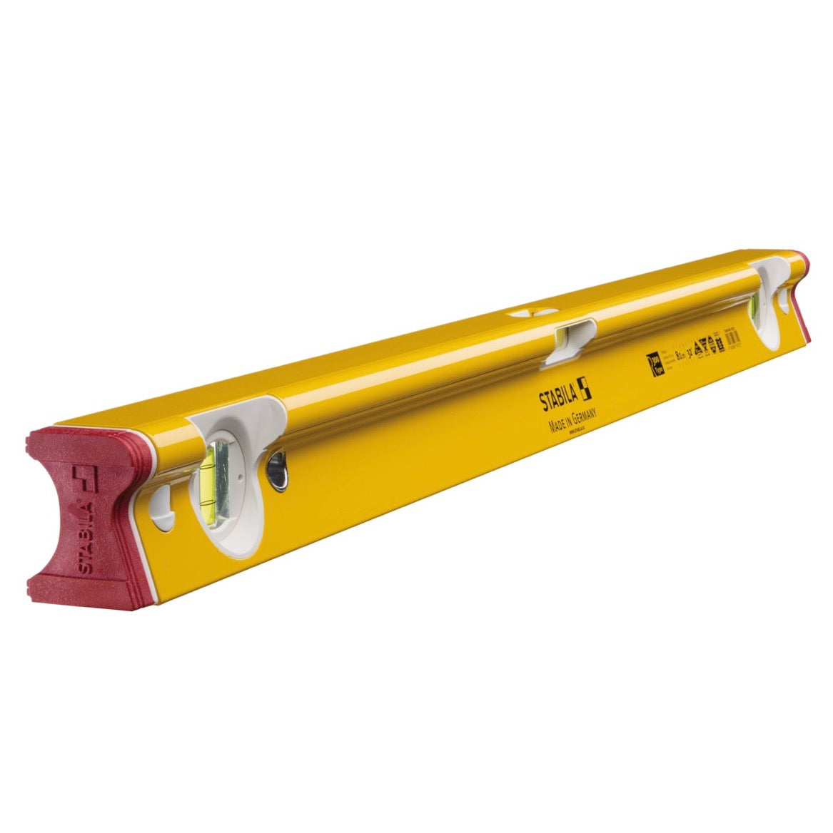 STABILA Type R 300 Wasserwaage 81 cm ( 18372 ) drei Libellen extrabreit R-Profil Rutsch-Stopper horizontales und vertikales Messen - Toolbrothers