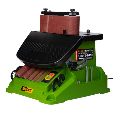 Procraft OSS500 Spindel und Bandschleifmaschine 500 Watt 16 mm Hub Zuboeher 2 - toolbrothers
