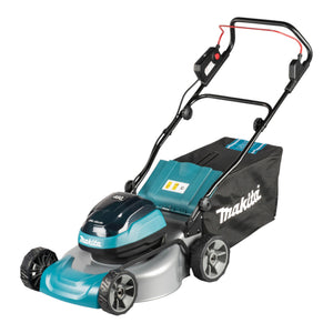Makita DLM 466 Z Akku Rasenmäher 36 V ( 2x 18 V ) 46 cm Brushless Solo - ohne Akku, ohne Ladegerät