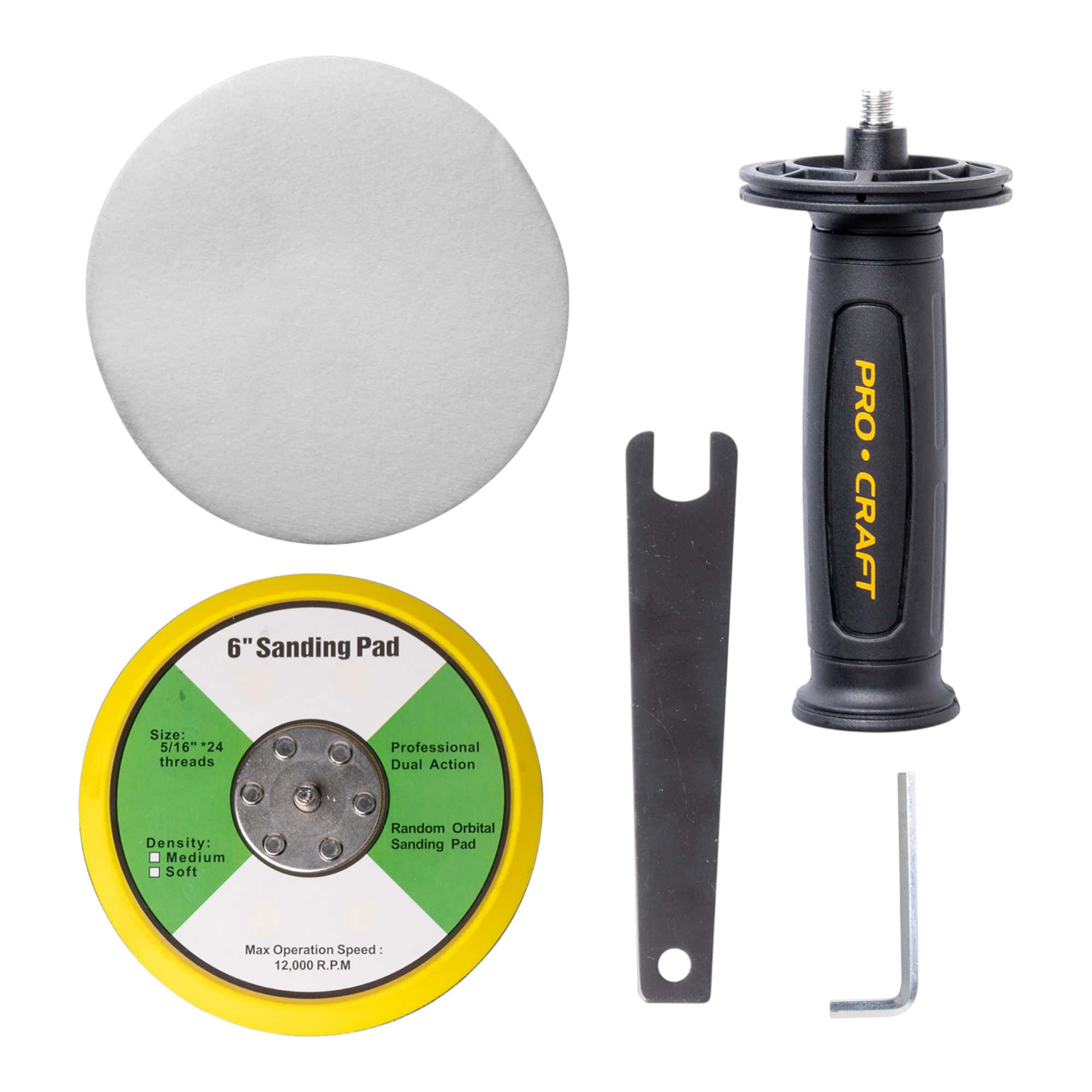 Procraft PM20bb Akku Poliermaschine 20 V 150 mm 1x Akku 2 0 Ah Ladegeraet 4 - toolbrothers
