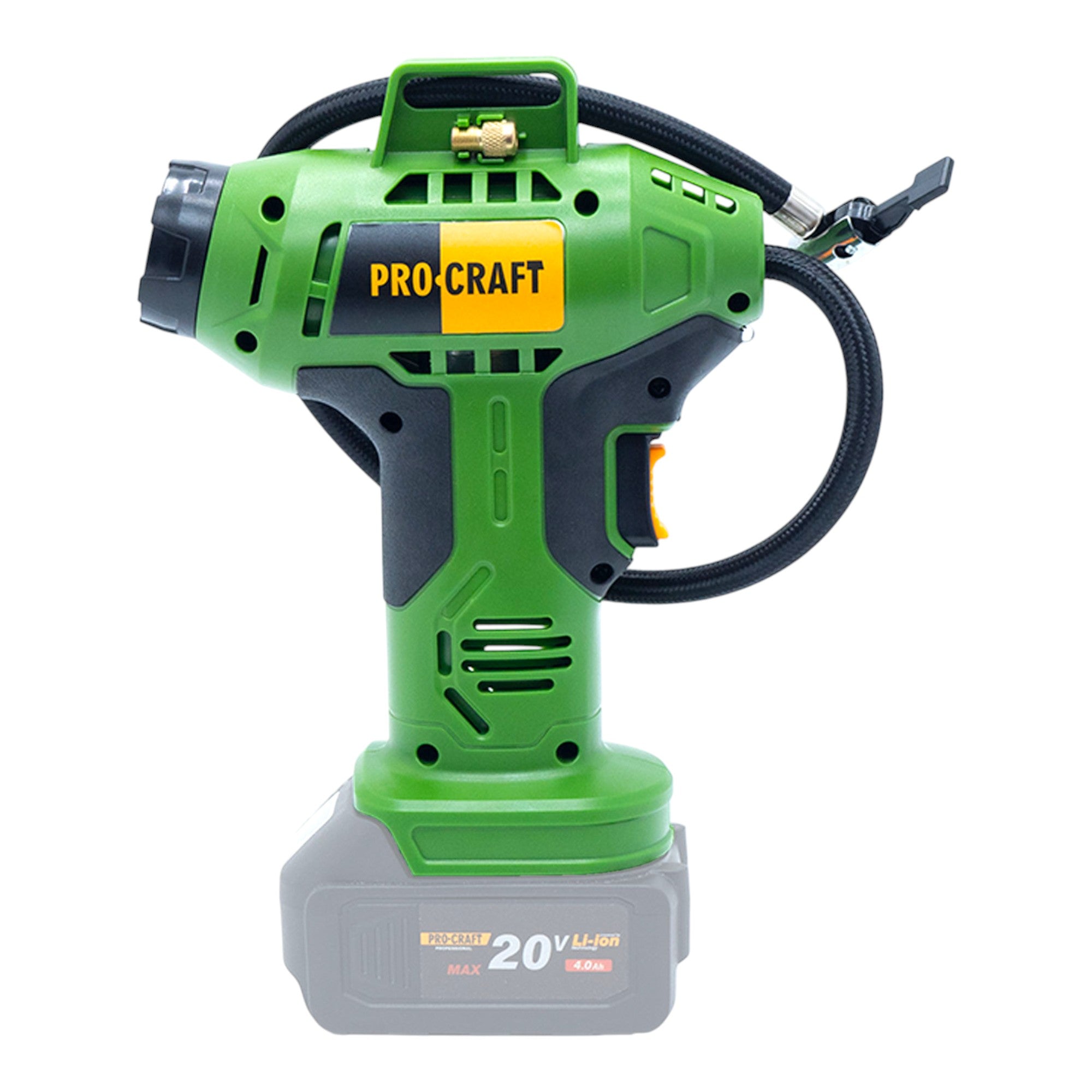 Procraft LK20 Akku Kompressor 20 V 11 bar 1x Akku 2 0 Ah Ladegeraet RHINO Toolcase 2 - toolbrothers