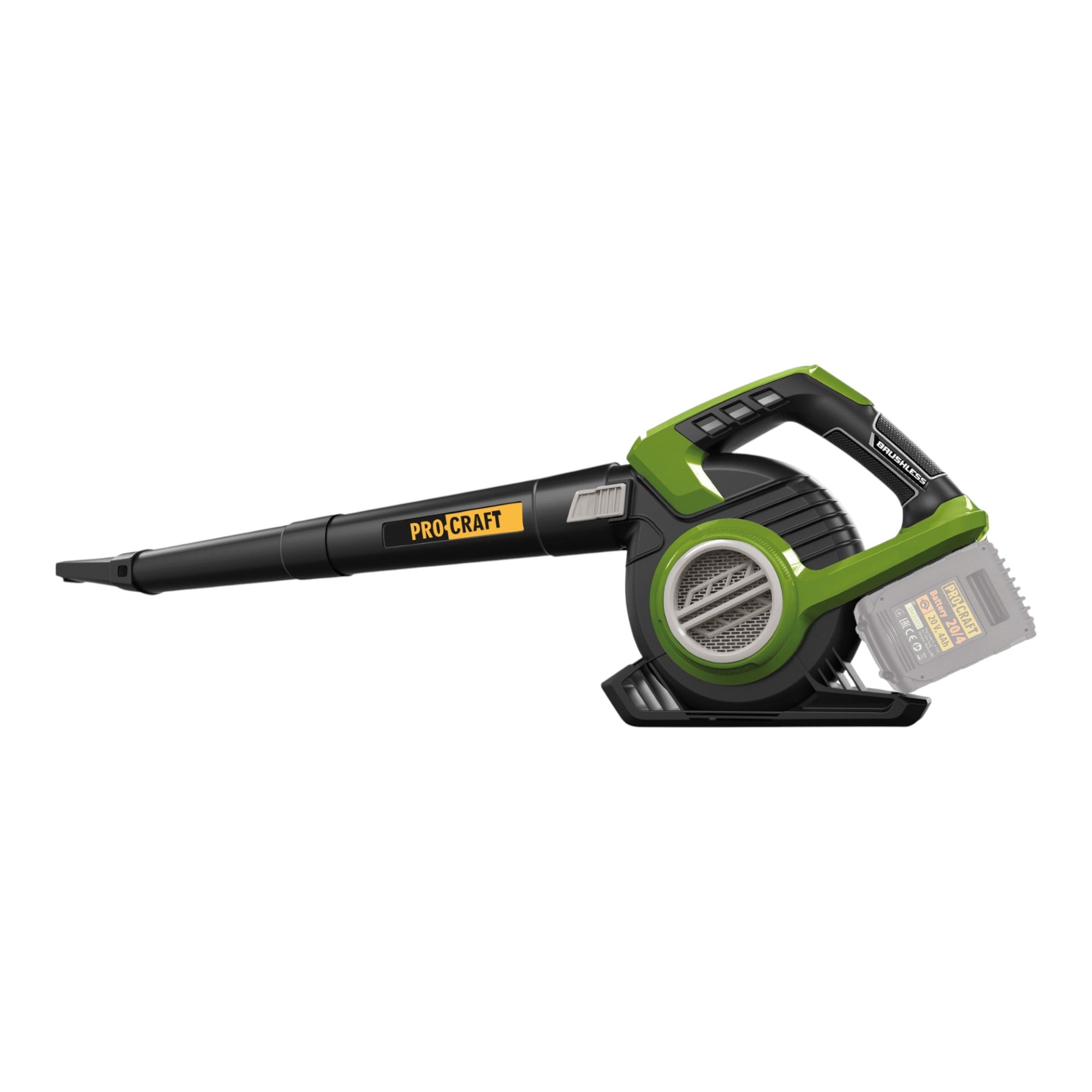 Procraft VB20 Akku Laubblaeser und Laubsauger 40 V 2x 20 V Brushless 2x Akku 4 0 Ah ohne Ladegeraet 1 - toolbrothers