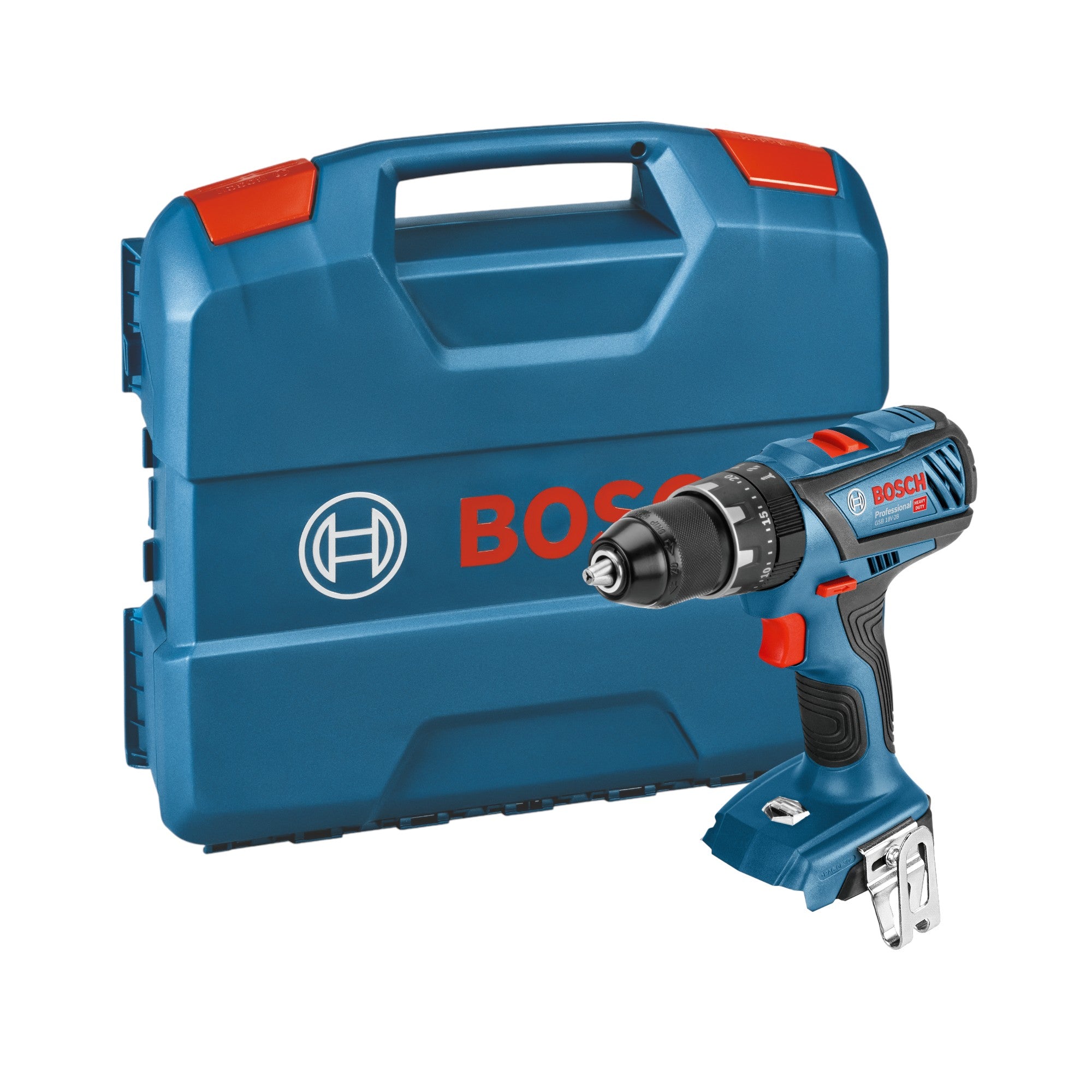 Bosch GSB 18V 28 Professional Akku Schlagbohrschrauber 18 V 63 Nm 1x Akku 2 0 Ah L Case ohne Ladegeraet 1 - toolbrothers