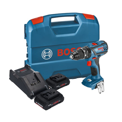 Bosch GSB 18V 28 Professional Akku Schlagbohrschrauber 18 V 63 Nm 2x ProCore Akku 4 0 Ah Ladegeraet L Case 0 - toolbrothers