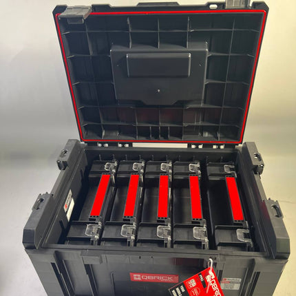 Qbrick System PRO Toolbox 2 0 Werkzeugkoffer 450 x 334 x 240 mm 19 l stapelbar IP54 5x TWO Organizer Multi Beschaedigt 1 - toolbrothers