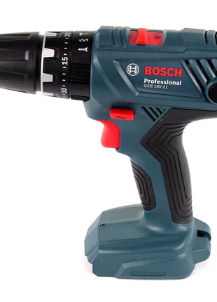 Bosch Professional GSB 18V-21 Akku Schlagbohrschrauber 18V 55Nm + 2x Akku 2,0Ah + Ladegerät + Bit-Set + L-Boxx - Toolbrothers