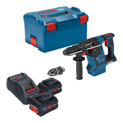 Bosch GBH 18V 26 F Professional Akku Bohrhammer 18 V 2 6 J SDS plus Brushless 2x ProCORE Akku 5 5 Ah Ladegeraet L Boxx 0 - toolbrothers