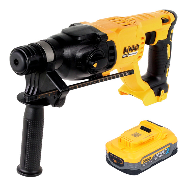 DeWalt DCH 133 N Akku Kombihammer 18 V 2 6 J SDS plus Brushless 1x Powerstack Akku 5 0 Ah ohne Ladegeraet 0 - toolbrothers