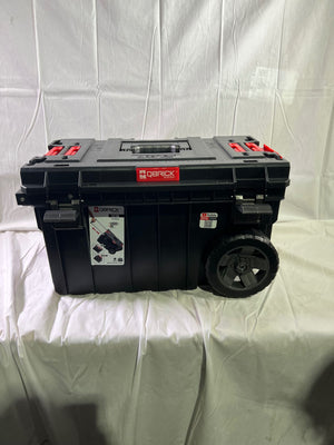 Qbrick System ONE Trolley Vario stapelbar 605 x 405 x 345 mm 44 l IP66 mit Laufrädern auf Metallachse - Beschädigt