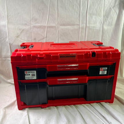 Qbrick System ONE Drawer 2 Plus Toolbox 2 0 Red Ultra HD modularer Werkzeugkasten 587 x 380 x 340 mm 9 l 20 l Beschaedigt 0 - toolbrothers