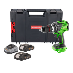 Procraft PA18ProBL-BB Akku Schlagbohrschrauber 20 V 180 Nm Brushless + 2x Akku 2,0 Ah + Ladegerät + RHINO Toolcase