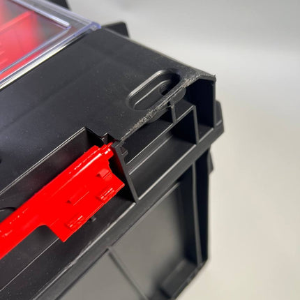 Qbrick System PRO 700 Expert stapelbar 650 x 270 x 272 mm 29l IP54 mit 11 Kammern Leicht Gebraucht 3 - toolbrothers