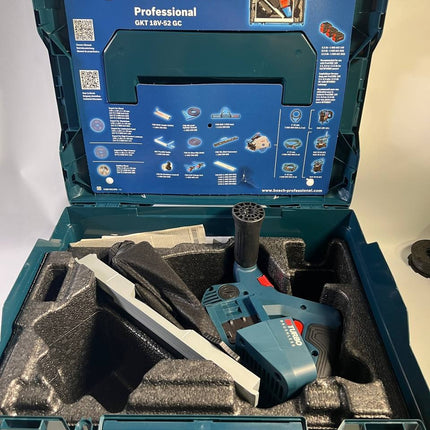 Bosch GKT 18V 52 GC Professional Akku Tauchsaege 18 V 140 mm BITURBO Brushless 06016B4000 Connectivity Modul L Boxx ohne Akku ohne Ladegeraet Gebraucht 2 - toolbrothers
