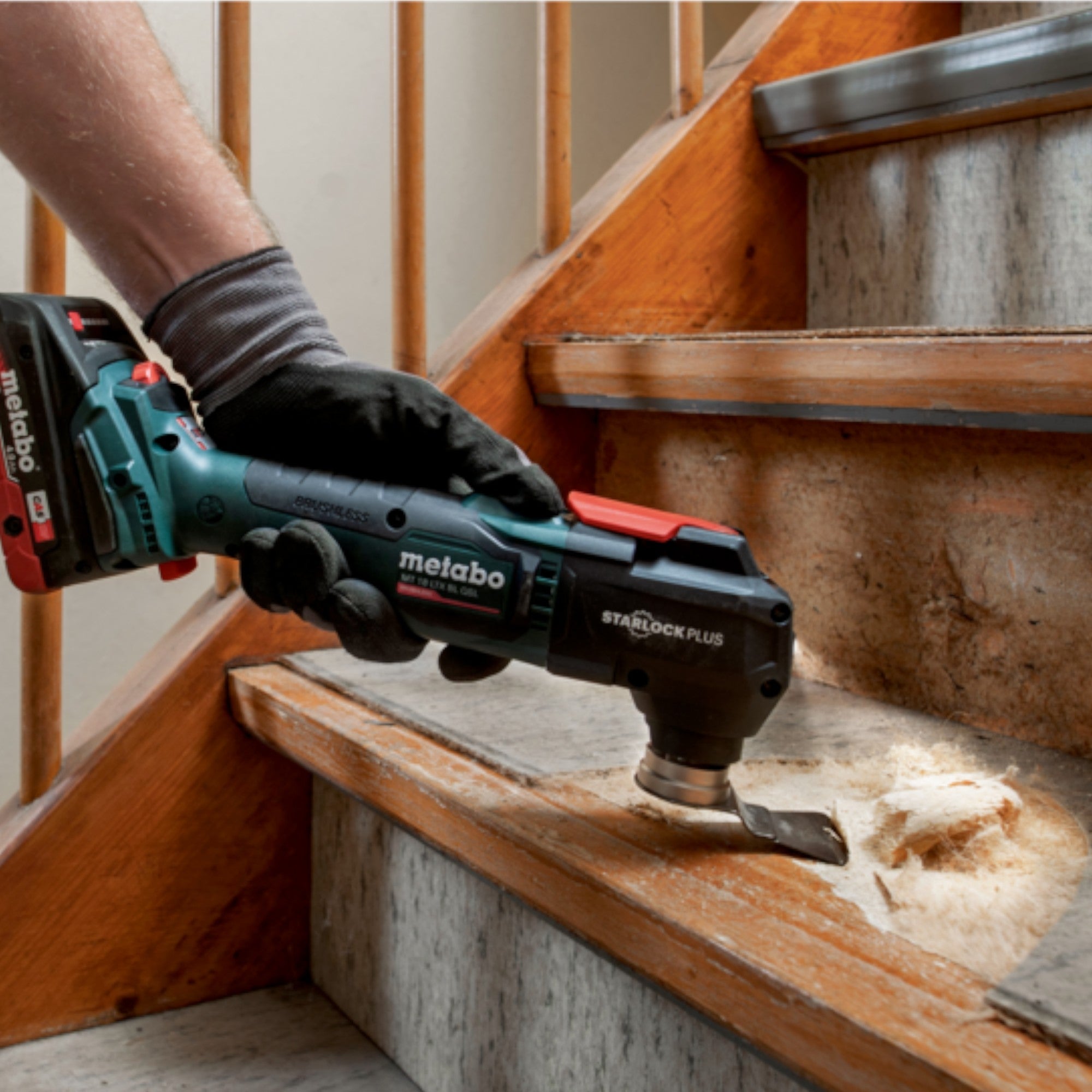 Metabo MT 18 LTX BL QSL Akku Multitool 18 V Brushless Starlock Plus 2x LiHD Akku 4 0 Ah Ladegeraet 3 - toolbrothers