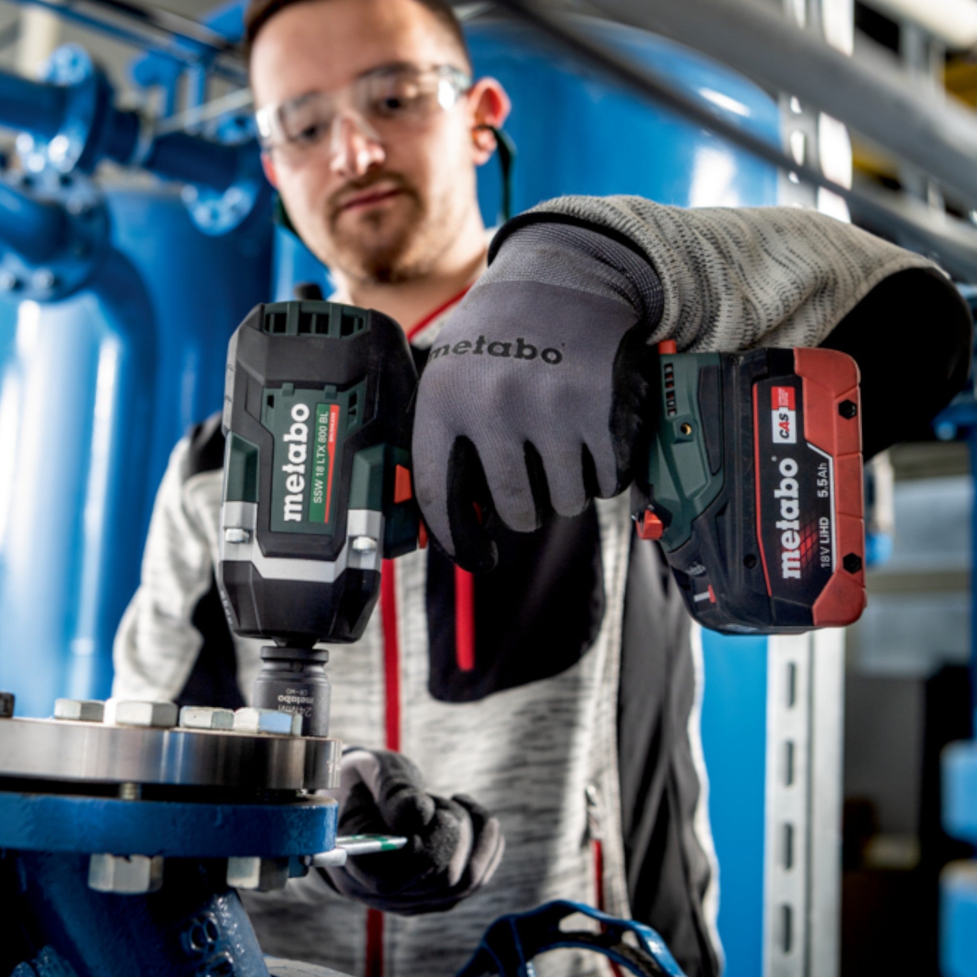 Metabo SSW 18 LTX 800 BL Akku Schlagschrauber 18 V 800 Nm 1 2 Brushless 1x LiHDX Akku 4 0 Ah Ladegeraet 3 - toolbrothers