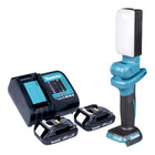 Makita DML 816 SYX Akku Arbeitsleuchte 18 V 500 lm LED 2x Akku 1 5 Ah Ladegeraet 0 - toolbrothers