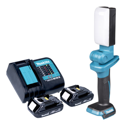 Makita DML 816 SYX Akku Arbeitsleuchte 18 V 500 lm LED 2x Akku 1 5 Ah Ladegeraet 0 - toolbrothers