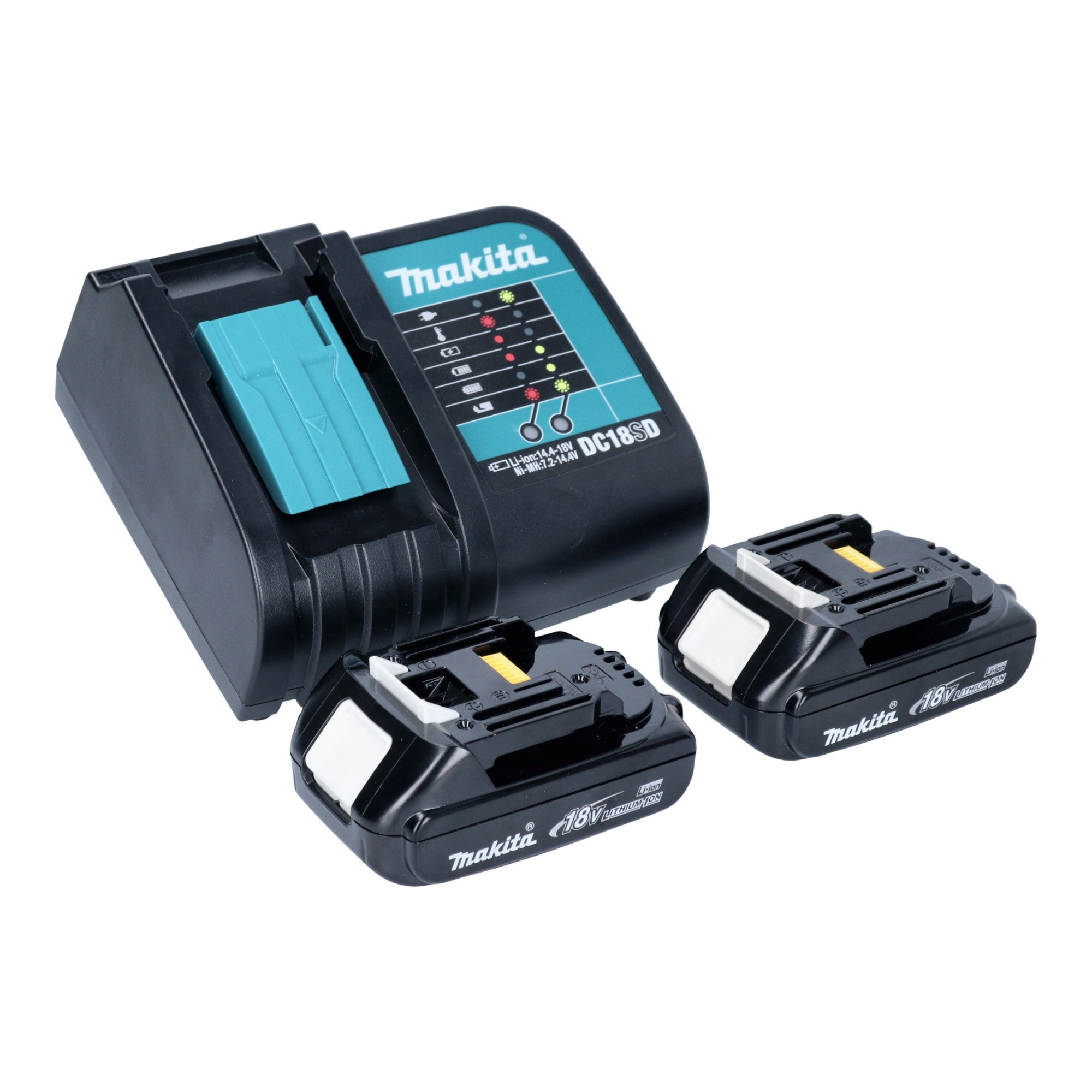 Makita DML 816 SYX Akku Arbeitsleuchte 18 V 500 lm LED 2x Akku 1 5 Ah Ladegeraet 2 - toolbrothers