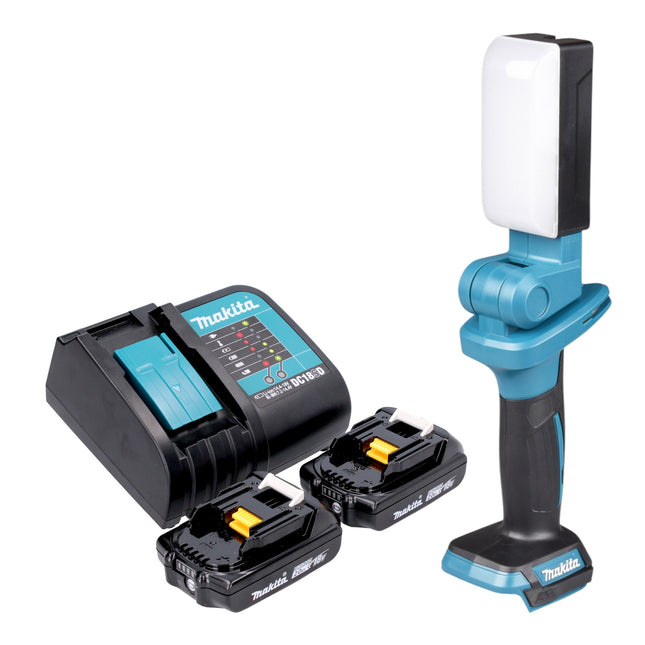Makita DML 816 SAX Akku Arbeitsleuchte 18 V 500 lm LED 2x Akku 2 0 Ah Ladegeraet 0 - toolbrothers