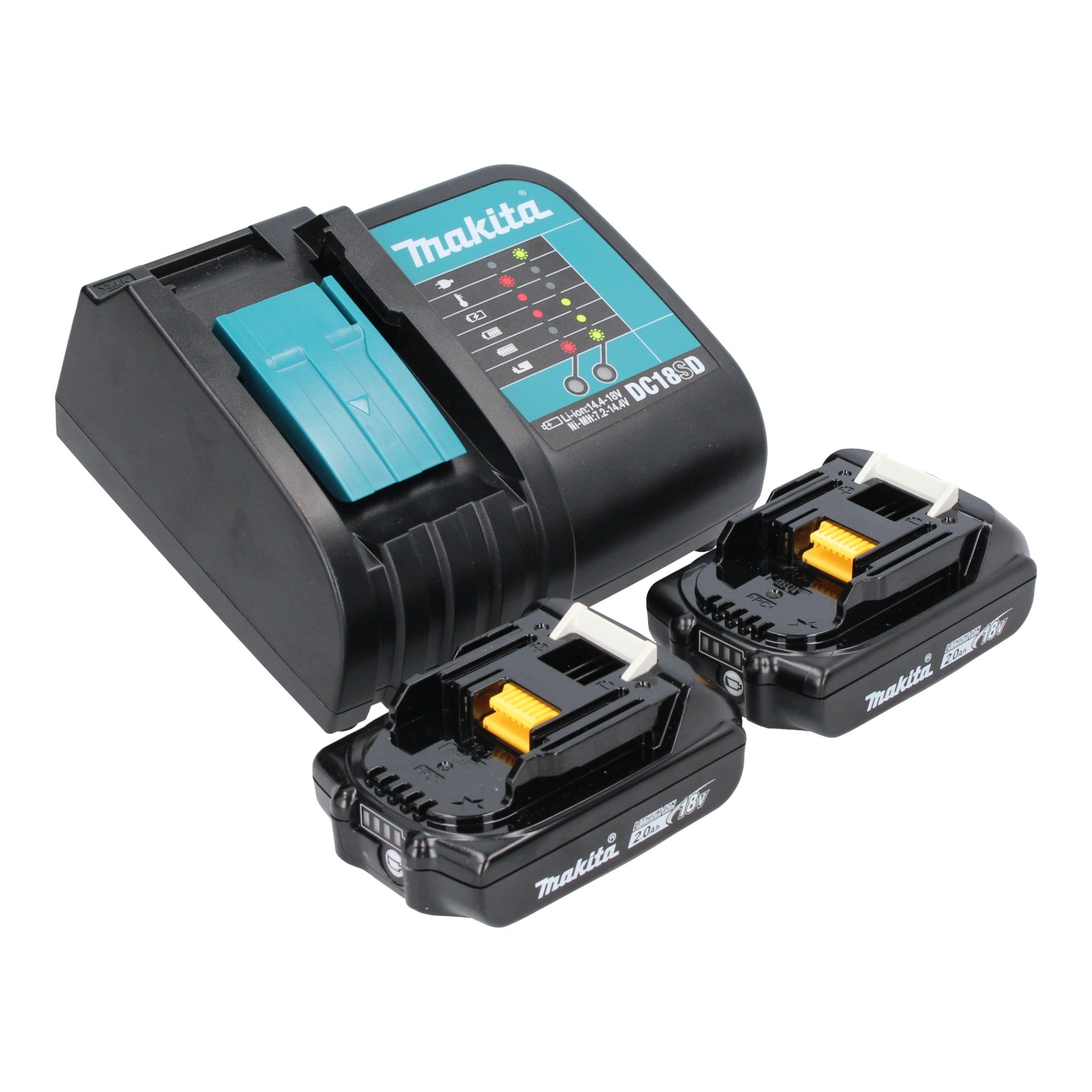 Makita DML 816 SAX Akku Arbeitsleuchte 18 V 500 lm LED 2x Akku 2 0 Ah Ladegeraet 2 - toolbrothers