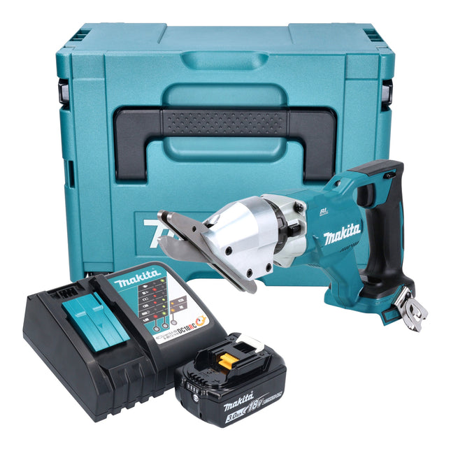 Makita DJS 800 RF1J Akku Faserzementschere 18 V Brushless 1x Akku 3 0 Ah Ladegeraet Makpac 0 - toolbrothers