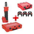 Rothenberger ROMAX NANO Akku Pressmaschine 18 V 34 kN CAS 3 tlg SV Pressbacken Set Rocase ohne Akku ohne Ladegeraet 0 - toolbrothers