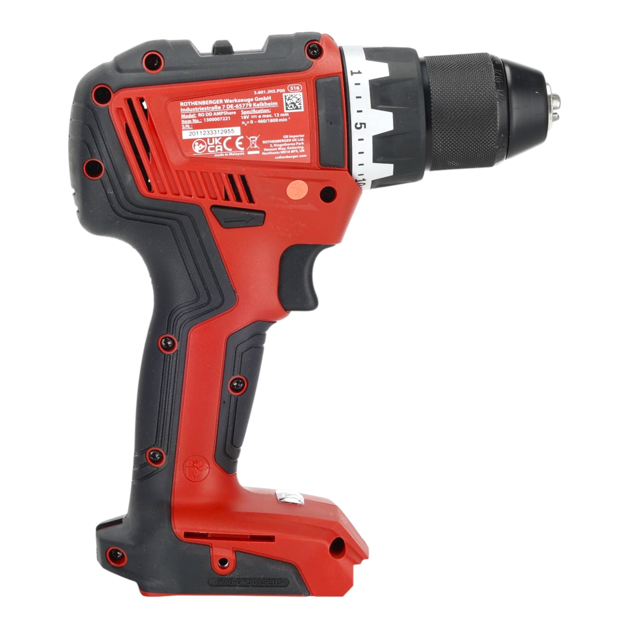 Rothenberger RO DD55 Akku Bohrschrauber 18 V 55 Nm Brushless AMPShare 2x Akku 4 0 Ah Ladegeraet 4 - toolbrothers