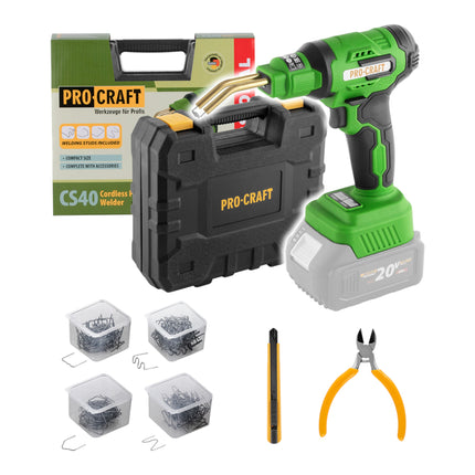 Procraft CS40 bb Akku Kunststoffschweissgeraet 20 V 600 C 0 7 1 1 A Koffer ohne Akku ohne Ladegeraet 0 - toolbrothers