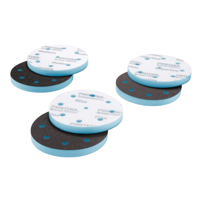 Festool D125 GR PRO 10 Set Schleifmittel Granat PROfile 125 mm P120 600 10 Stk 578799  0 - toolbrothers