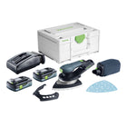 Festool DTSC 200 Basic Akku Deltaschleifer 18 V 145 x 195 mm Brushless 2x Akku 4 0 Ah Ladegeraet Systainer 0 - toolbrothers