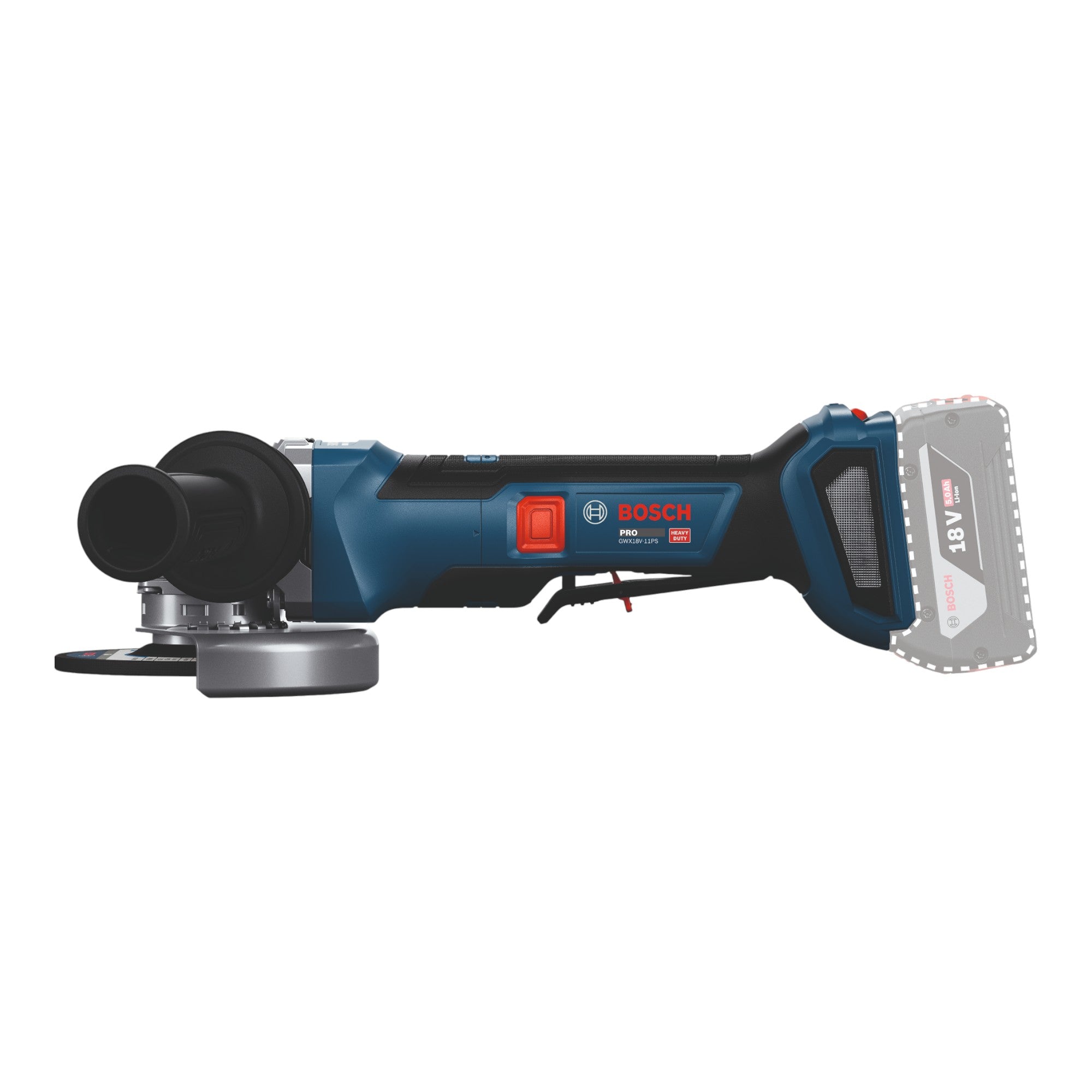 Bosch GWX 18V 11 PS Akku Winkelschleifer 18 V 125 mm L Boxx 06019N4400 ohne Akku ohne Ladegeraet 2 - toolbrothers