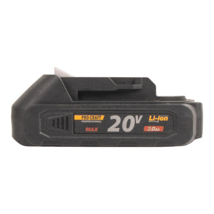 Procraft Starter Set 20 V 20 4A Schnell Ladegeraet 1x 20 2A Akku 2 0 Ah 2 - toolbrothers
