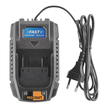 Procraft Starter Pack 20 V 20 2 4A Ladegeraet 1x 20 2A Akku 2 0 Ah 3 - toolbrothers